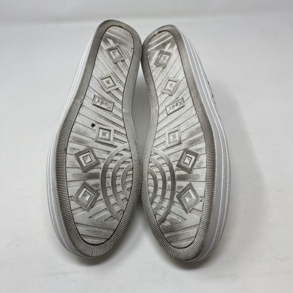 Keds Alley Breezie White and Black Hand Drawn Print Sneakers Size 10 WF66863 - Picture 12 of 14